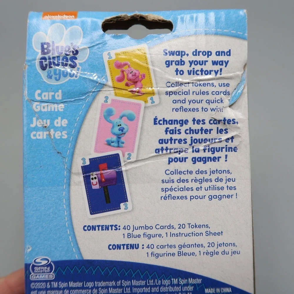 Blues Clues & You Card Game‎ with Blue Figure Sealed cards Ages 3+